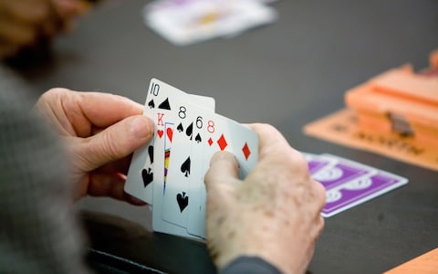 playing bridge